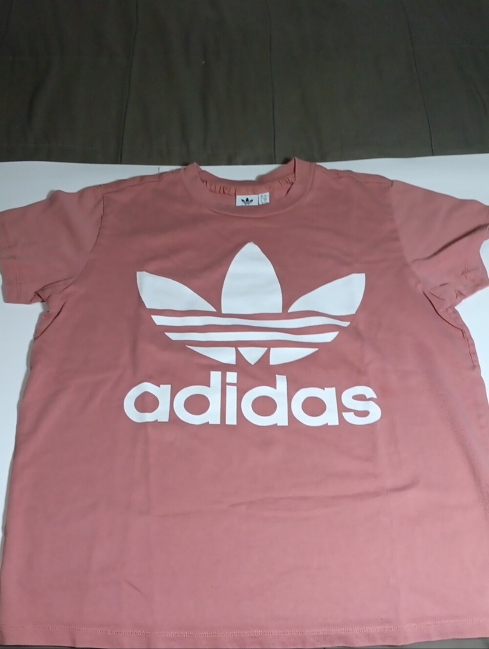 adidas Pink Short Sleeve Trefoil Logo Tee